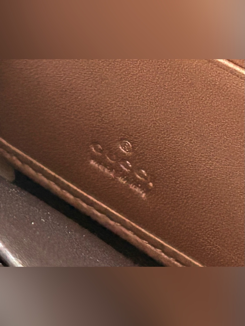 Gucci Pink GG Supreme Zip Wallet with Gold Charm, Authentic - Picture 14 of 15